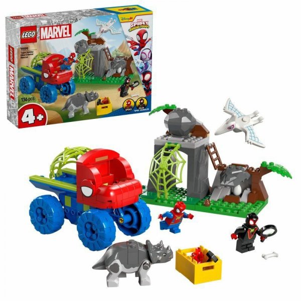 LEGO 11199 SPIDAY Misja ratunkowa zespołu Spidey’ego w dinoterenówce 6p