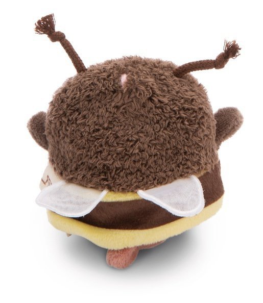 NICI 61142 Maskotka Miś Nomo 8cm z frytkami i kostiumem pszczółki w pudełku prezentowym MyMochi