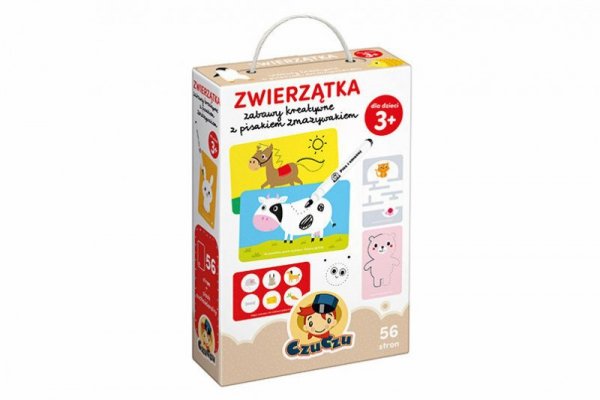 CzuCzu Zwierzątka Zabawy kreatywne z pisakiem zmazywakiem