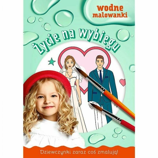 PROMO Dziewczynki zaraz coś zmalują. Malowanki wodne. Życie na wybiegu 09888 Trefl