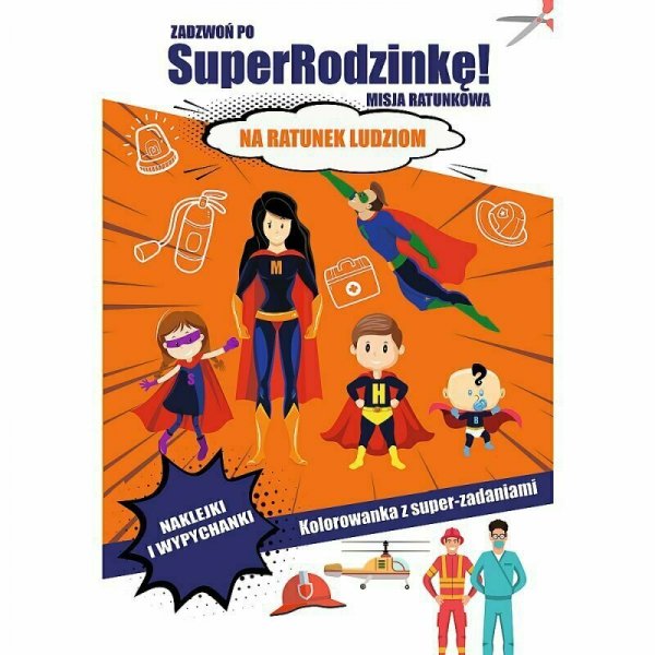 PROMO Zadzwoń po superrodzinkę! Misja ratunkowa. Na ratunek ludziom KS68335 Trefl