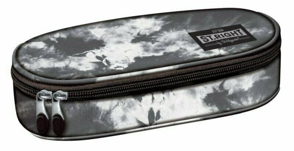 PROMO Piórnik saszetka usztywniona z wewnętrzną klapką STRIGHT PC-01 Grey CL