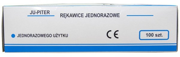 PROMO Rękawice jednorazowe, vinylowe, bezpudrowe M 100szt