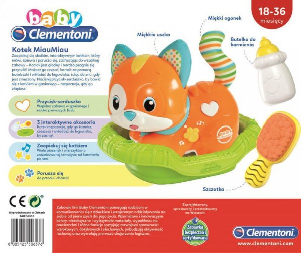 Clementoni Kotek MiauMiau 50657