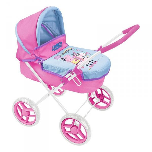 PROMO Wózek dla lalki głęboki różowy Świnka Peppa Peppa Pig 9970