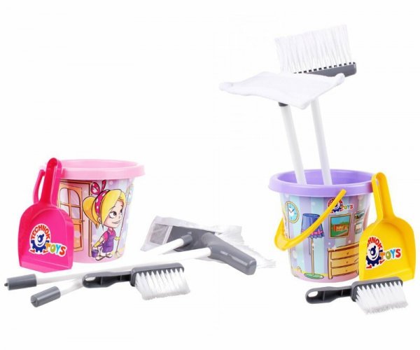 Zestaw do sprzątania mop wiaderko szczotka TechnoK p18 5835 mix cena za 1 szt