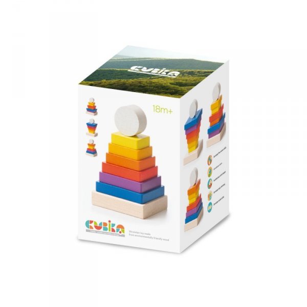 Drewniana piramida LD-14 15269 Cubika
