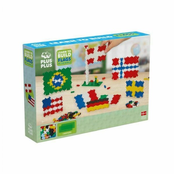 PROMO Plus Plus Klocki Naucz się budować Flagi 3932