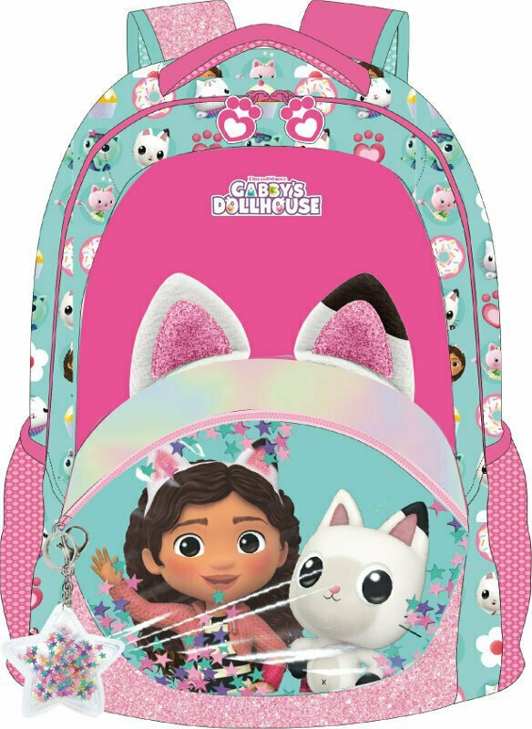 Plecak 32cm Koci Domek Gabi. Gabby&#039;s Dollhouse GD00043 Kids Euroswan