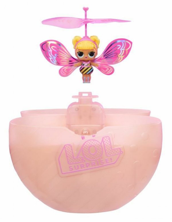 PROMO LOL Surprise Lalka wróżka latająca różowa Flutter Star (Pink Wings) 593546