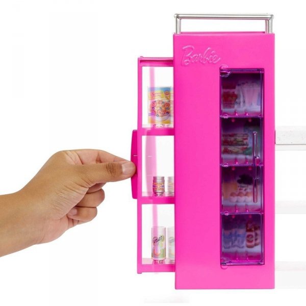 PROMO Barbie Spiżarnia Zestaw + lalka HJV38 p3 MATTEL