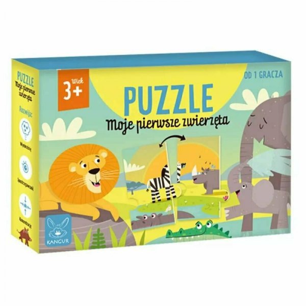 PROMO Puzzle 12el. Moje pierwsze zwierzęta Kangur