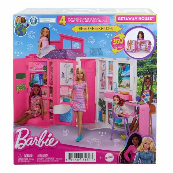 Barbie Przytulny domek HRJ76 p2 MATTEL