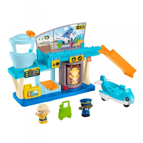 Fisher-Price Little People Lotnisko Port lotniczy HTJ26 MATTEL