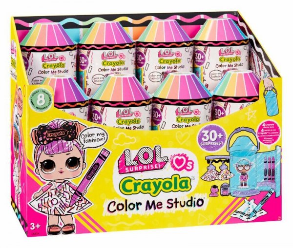 PROMO LOL Surprise Loves Crayola Laleczka do malowania p8 505273 cena za 1 szt