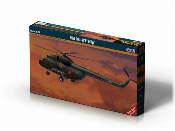 Model helikoptera do sklejania Mil Mi-8T Hip 1:72