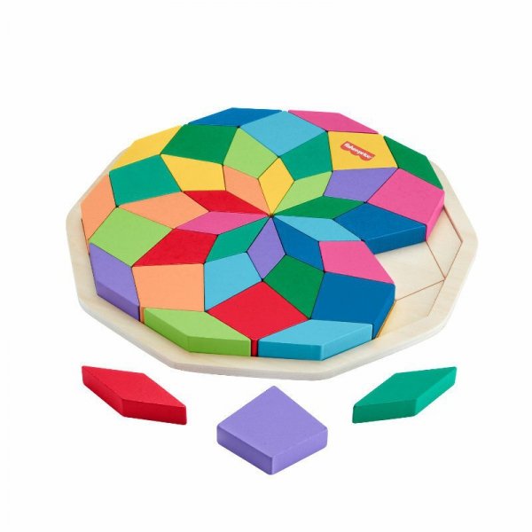 Fisher-Price Mandala – drewniana układanka HXT94 MATTEL
