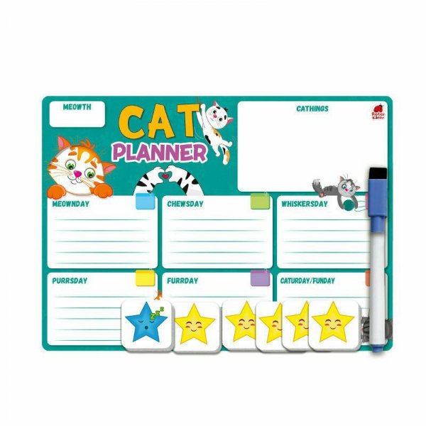PROMO Tablica magnetyczna z markerem Cat Planner RK2050-04