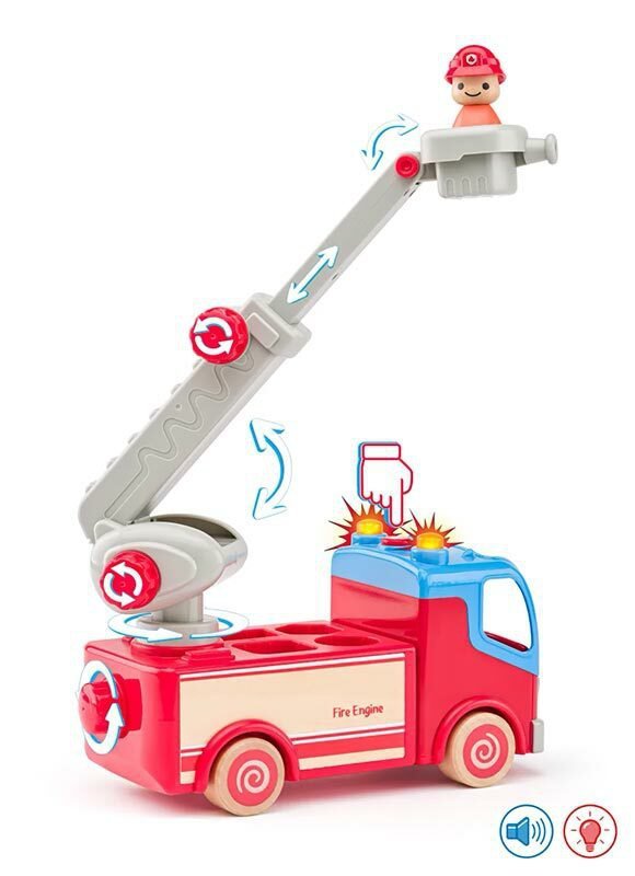Wóz strażacki z dźwiękami i światłem 92052 Woody