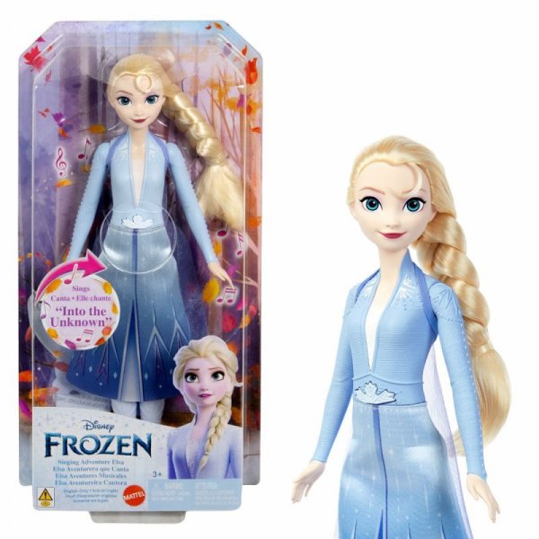 Disney Frozen Kraina Lodu 2 Lalka Elsa śpiewająca HXD35 MATTEL