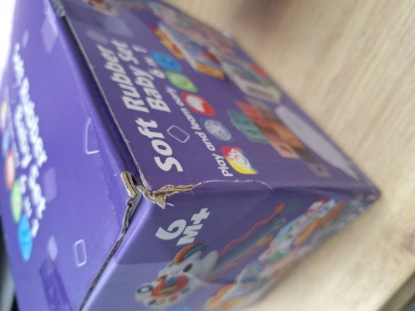 Zabawki Sensoryczne Miękkie klocki 6w1, Gryzak, Sensoryczna Wieża Karty Dla Dzieci Przecena 1