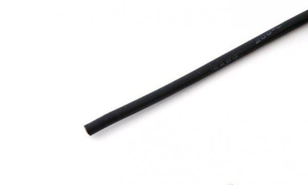 Przewód silikonowy 3,4 mm2 (12AWG) (czarny) 1m. - MSP