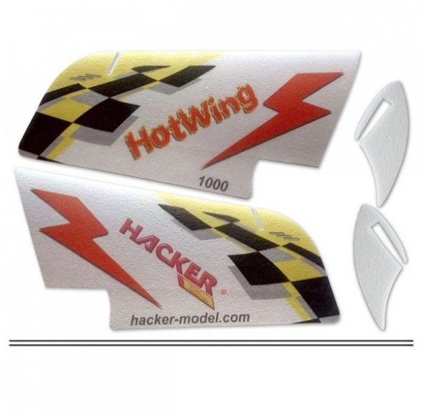 Hotwing Mini 500 ARF Yellow - Latające skrzydło Hacker Model - Hacker