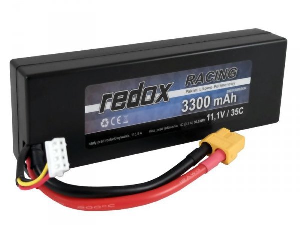 Redox 3300 mAh 11,1V 35C XT-60 Racing Hardcase - pakiet LiPo - Redox
