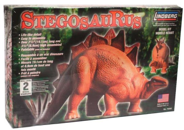 Model Plastikowy Do Sklejania Lindberg (USA) Dinozaur Stegosaurus - Lindberg