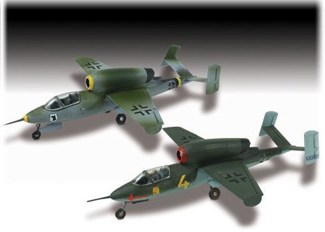 Model Plastikowy Do Sklejania Lindberg (USA) Samolot Heinkel HE-162 - Lindberg