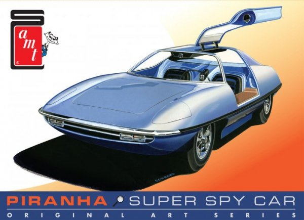Model plastikowy AMT - Piranha Spy Car - Original Art Series - AMT