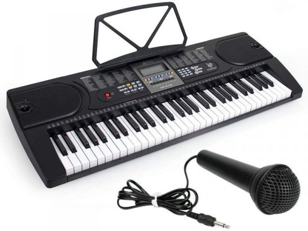 Keyboard Organy 61 Klawiszy Zasilacz Mikrofon MK-2106 Przecena 4 - Meike