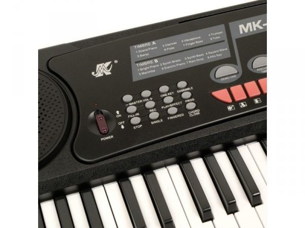 Keyboard Organy 54 Klawisze Zasilacz Mikrofon MK-632 - Meike