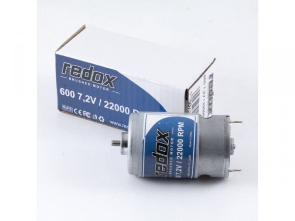 Silnik szczotkowy Redox 600 7,2V 22000RPM - Redox