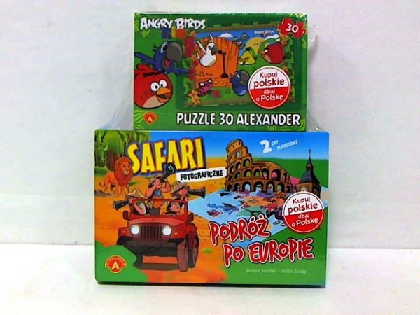ALEXANDER 2 gry Safari+Podróż po Europie 13894