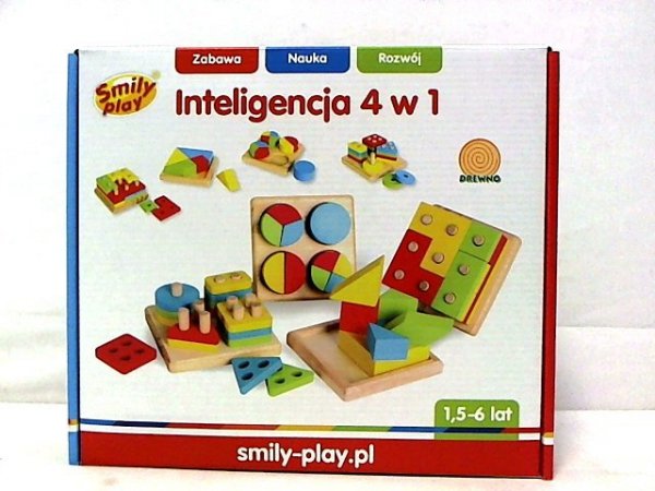 ANEK - SMILY PLAY Inteligencja  4w1 drewno SmilyP.AC7620 20466