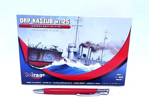 MIRAGE MODELE Mirage zest.d/sklej.Okręt ORP Kaszub Torped.400207