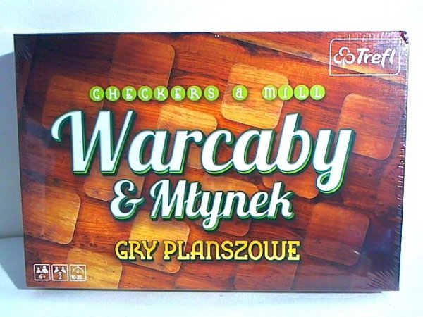 TREFL GRA Warcaby / Młynek klasyczne 01681
