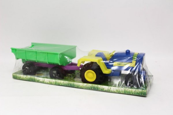NINA Traktor z przyczepą - mały 00208 02081