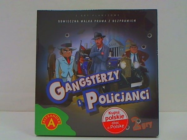 ALEXANDER Gangsterzy i policjanci - 2 gry planszowe 22377