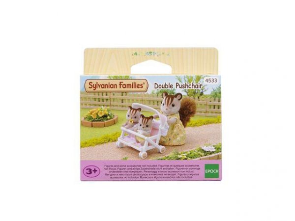 EPOCH - SYLVANIAN FAMILIES SYLVANIAN Podwójny wózek spacerowy 04533