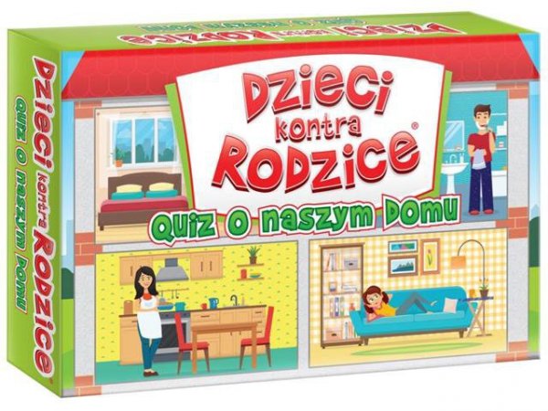 KANGUR - GRY Dzieci kontra rodzice gra Quiz o naszym domu 71403
