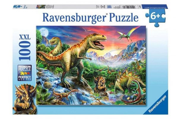 RAVENSBURGER RAV puzzle 100 XXL Epoka dinozaurów 10665
