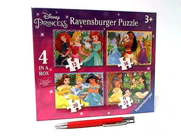 RAVENSBURGER RAV puzzle 4in1 Księżniczki Dis 12/16/20/24 030798
