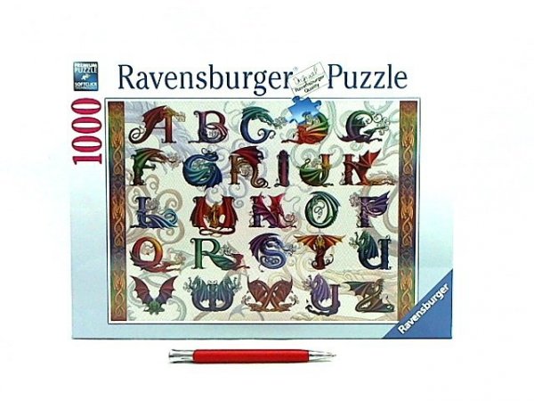 RAVENSBURGER RAV puzzle 1000 Alfabet smoków 168149