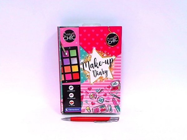 CLEMENTONI - ZABAWKI CLE Crazy Chic - Paletka MakeUp Pamiętnik 18645