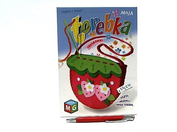 MULTIGRA Moja torebka z filcu Truskawki 05525