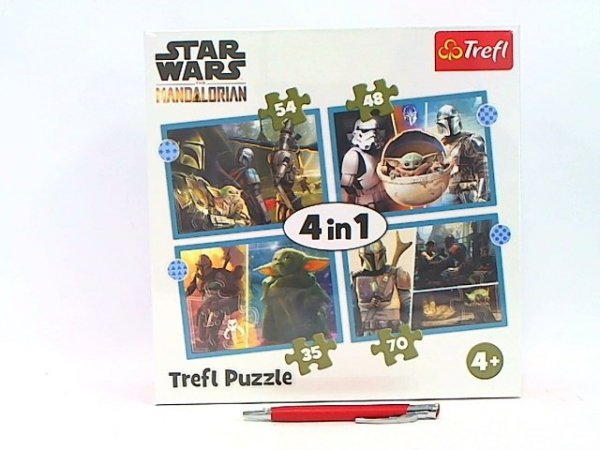 TREFL PUZZLE 4w1 Mandalorian Star Wars 34397