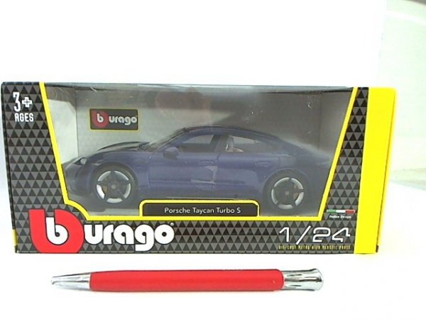 BBU BBU 1:24 Porsche Taycan Turbo S Blue 21098BL 02764