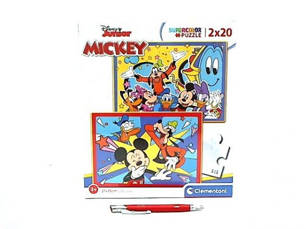 CLEMENTONI CLE puzzle 2x20 SuperKolor Mickey 24791